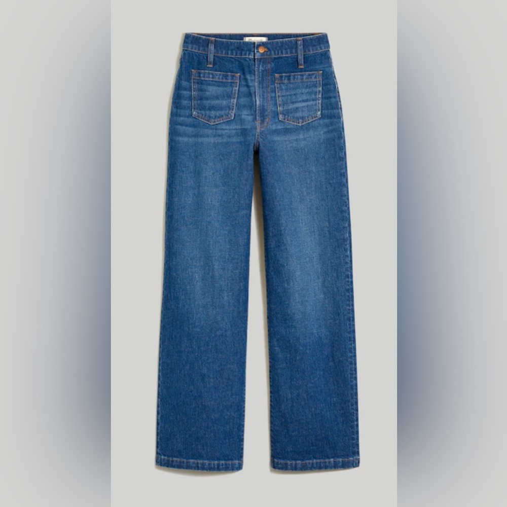 Madewell NWOT The Perfect Vintage Wide-Leg Jean Caronia Wash Size 31